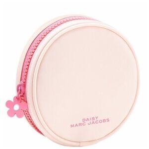 NEW Marc Jacobs Fragrances Daisy Pink Round Bag Cosmetics Makeup Pouch Clutch